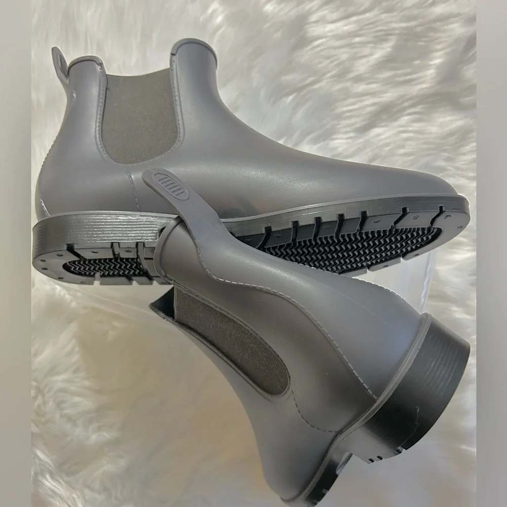 Sz 11 Asgard Women's Dove Grey Tinsley Pull On Rain Boots